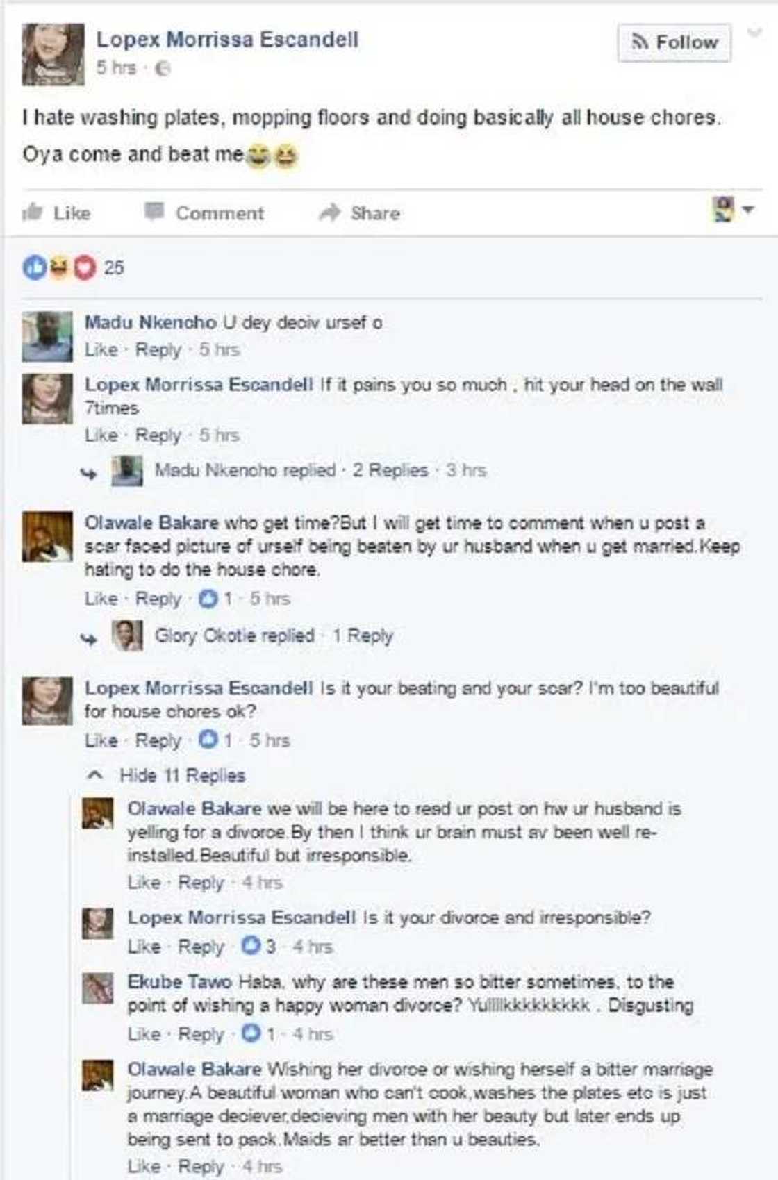 I'm too beautiful to do house chores - Lopex Morrissa Escandell I'm too beautiful to do house chores - Lopex Morrissa Escandell
