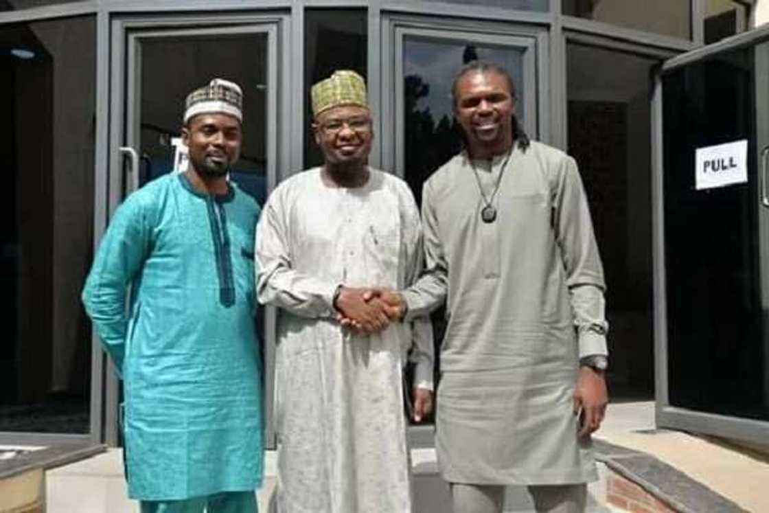 Kanu ya bayyana dalilin ziyarar sa ga Sheikh Pantami, kalli hotunan ganawar su Kanu ya bayyana dalilin ziyarar sa ga Sheikh Pantami, kalli hotunan ganawar su