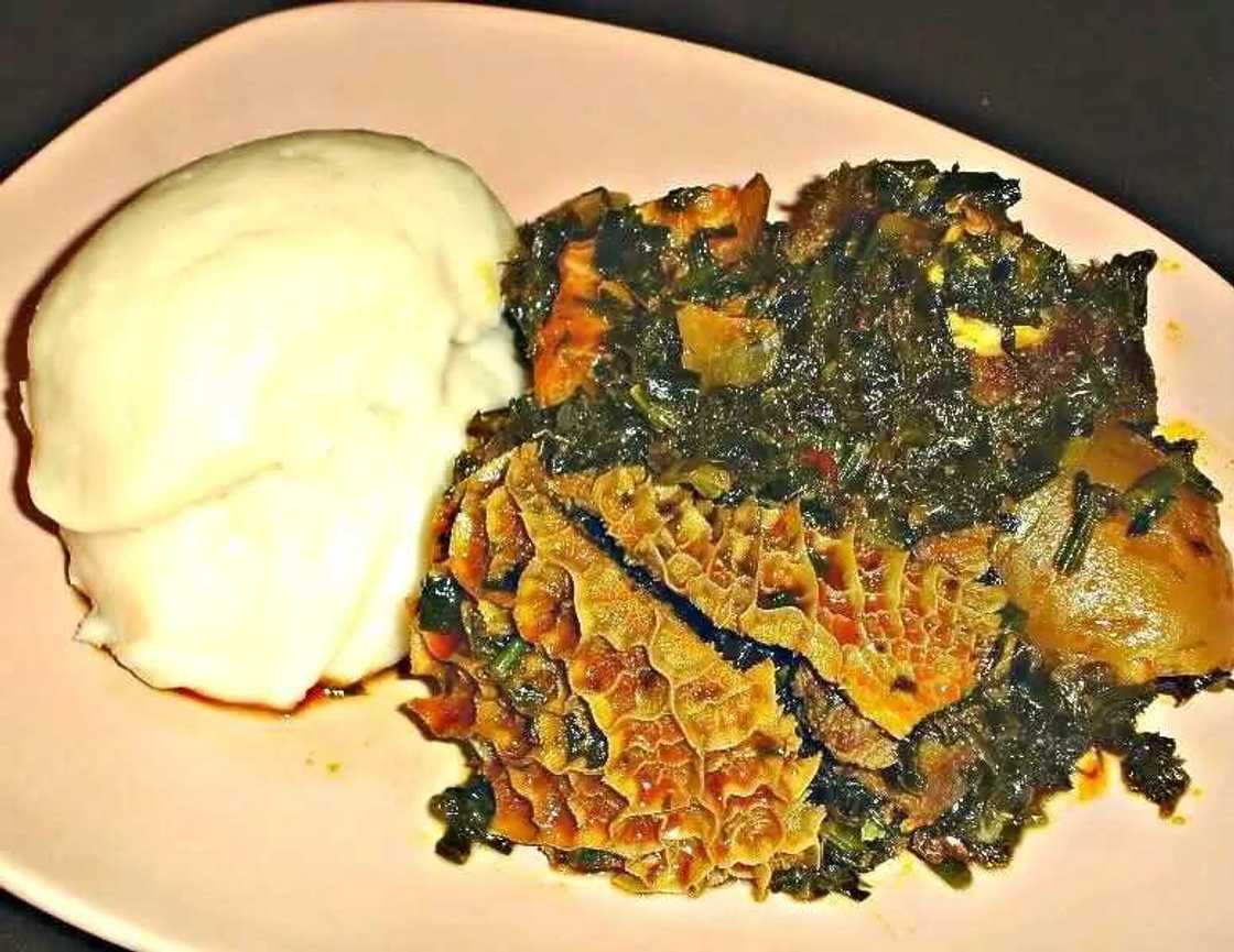 Pounded Yam and Egusi Soup Pounded Yam and Egusi Soup