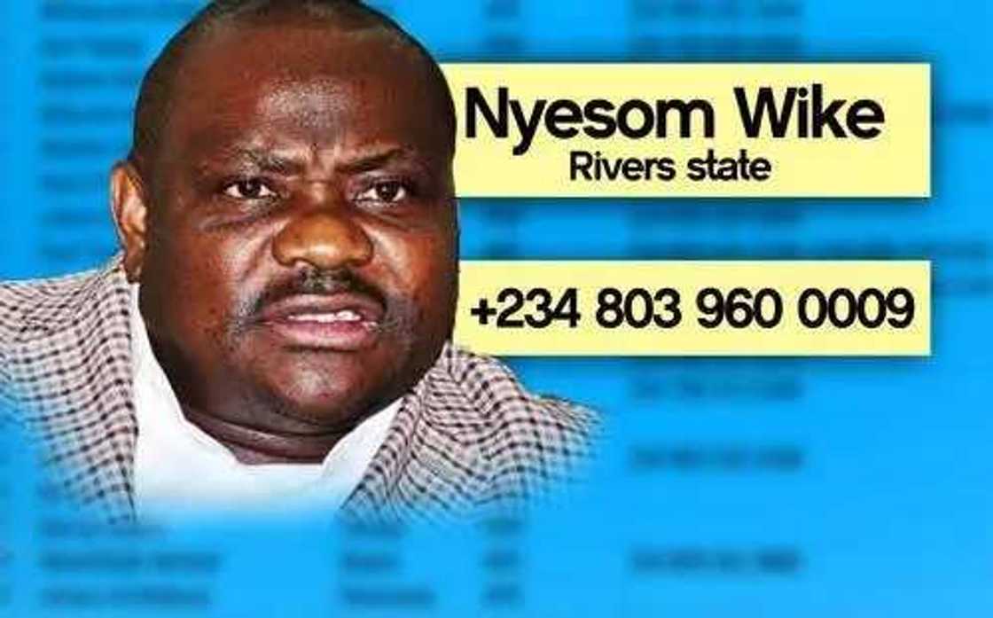 Phone numbers of serving governors in Nigeria published Phone numbers of serving governors in Nigeria published
