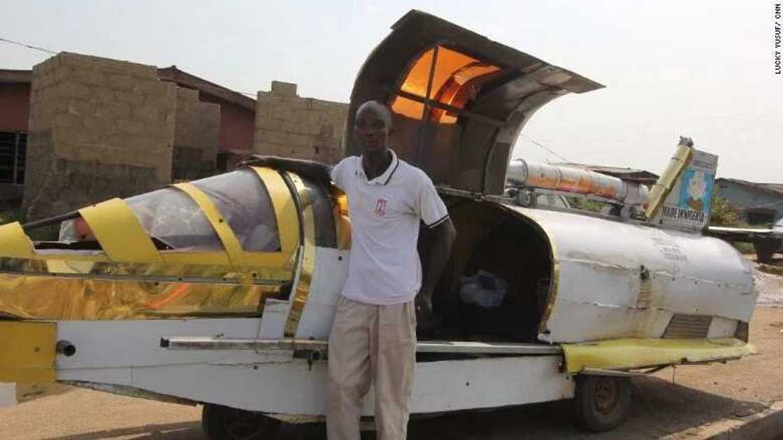 Meet Kehinde Durojaiye, the Nigerian inventor building a jet car (photos, video) Meet Kehinde Durojaiye, the Nigerian inventor building a jet car (photos, video)