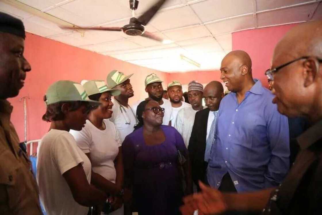 Saraki visits NYSC camp in Kwara over death of young corps member Saraki visits NYSC camp in Kwara over death of young corps member
