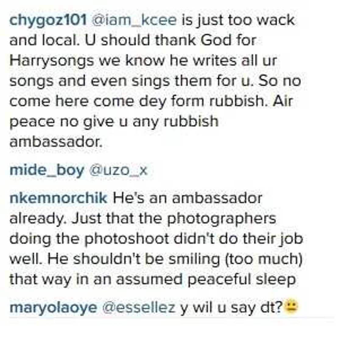 Kcee's Deal With Air Peace Makes Him A Laughing Stock Kcee's Deal With Air Peace Makes Him A Laughing Stock
