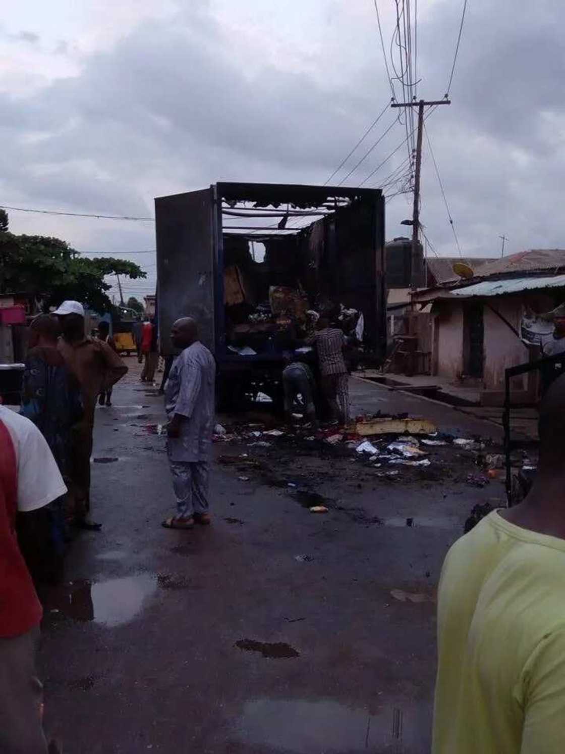 Widow, 30, devastated mysterious after burnt her properties in front of her new home (photos)