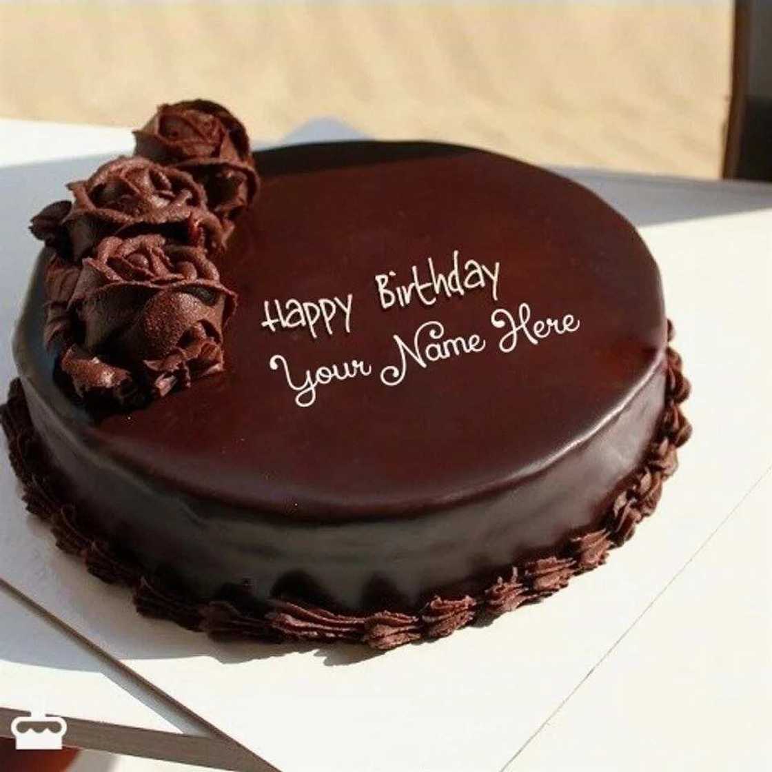 Chocolate birthday cake