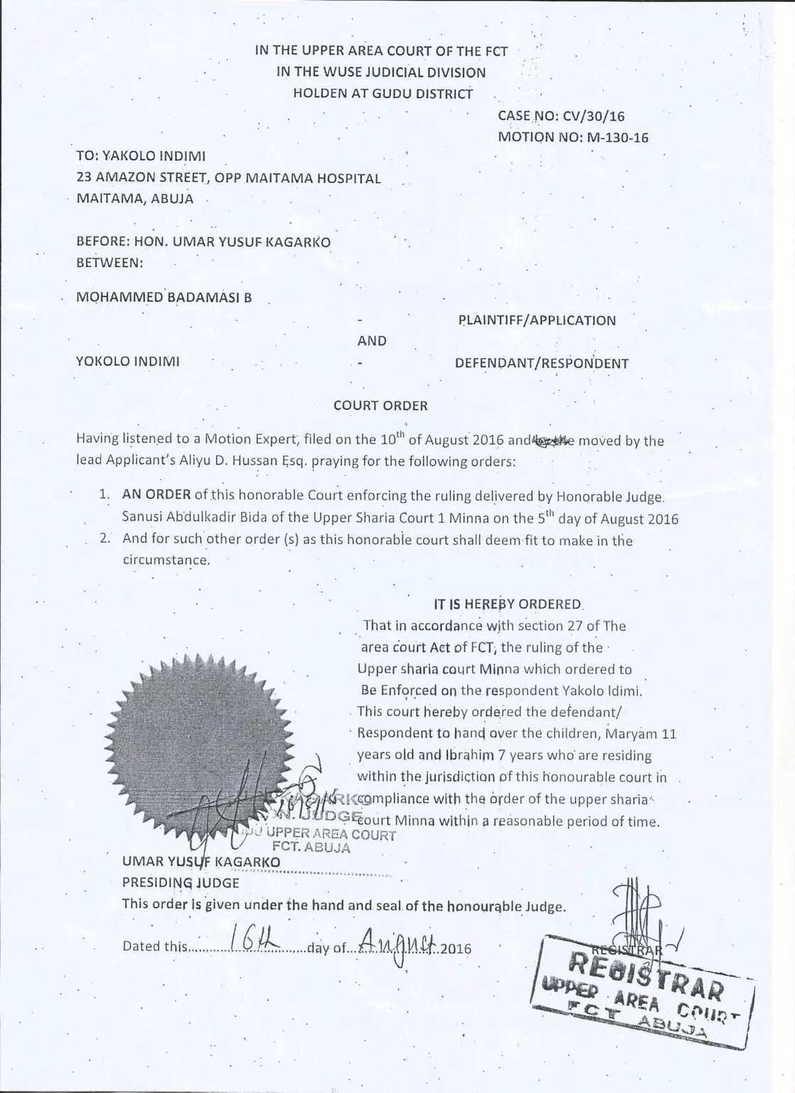 The truth about Rahama Ndimi and Mohammed Babangida The truth about Rahama Ndimi and Mohammed Babangida