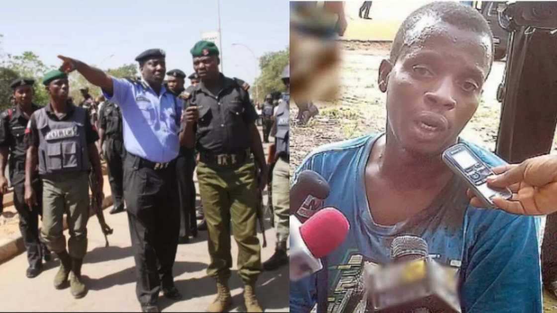 File photo: Cherubim & Seraphim Church pastor, Clement Oyetunde was arrested on October 9, 2015 by the police in Osun state for allegedly being in possession of charms and a human skull File photo: Cherubim & Seraphim Church pastor, Clement Oyetunde was arrested on October 9, 2015 by the police in Osun state for allegedly being in possession of charms and a human skull