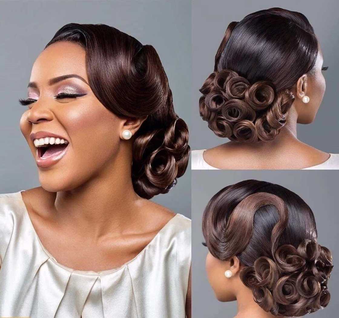 Latest Nigerian wedding hairstyles