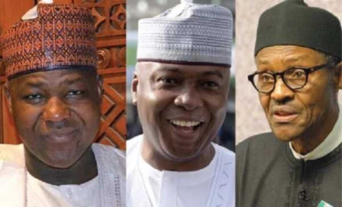 Saraki da Dogara sun kula makircin tsige shugaba Buhari - Sanata Abu Ibrahim Saraki da Dogara sun kula makircin tsige shugaba Buhari - Sanata Abu Ibrahim
