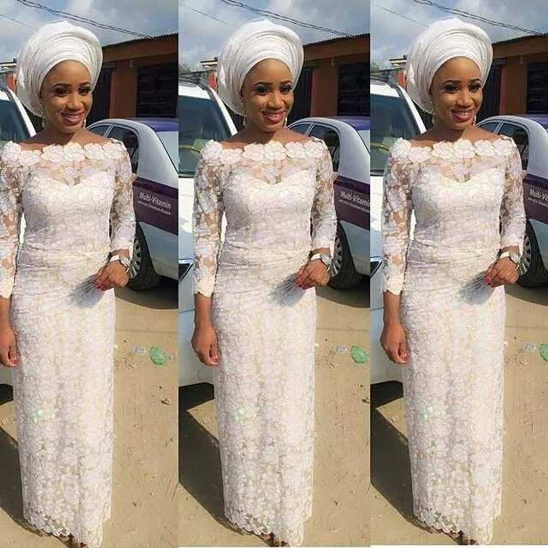 White lace styles 2017 for any occasion Legit.ng