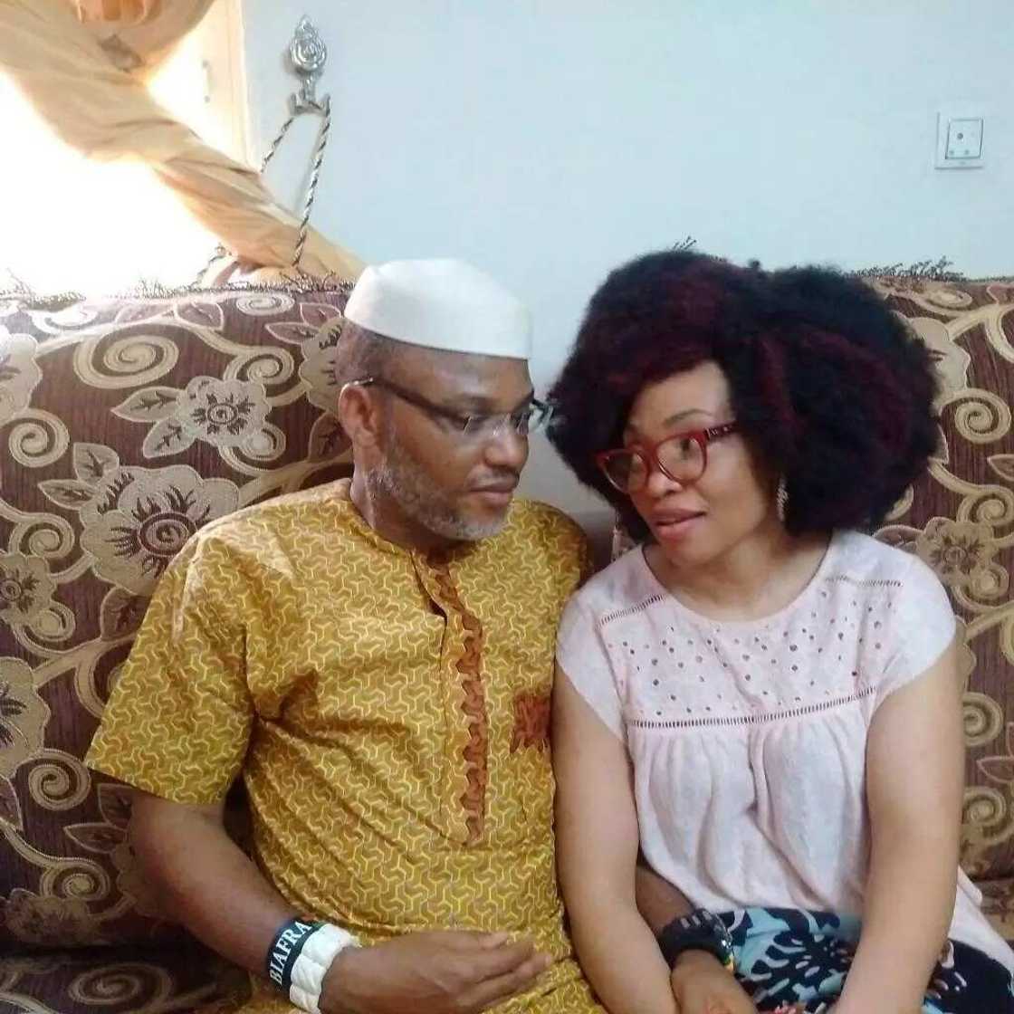 Nnamdi Kanu's wife storms Nigeria (photos) Nnamdi Kanu's wife storms Nigeria (photos)