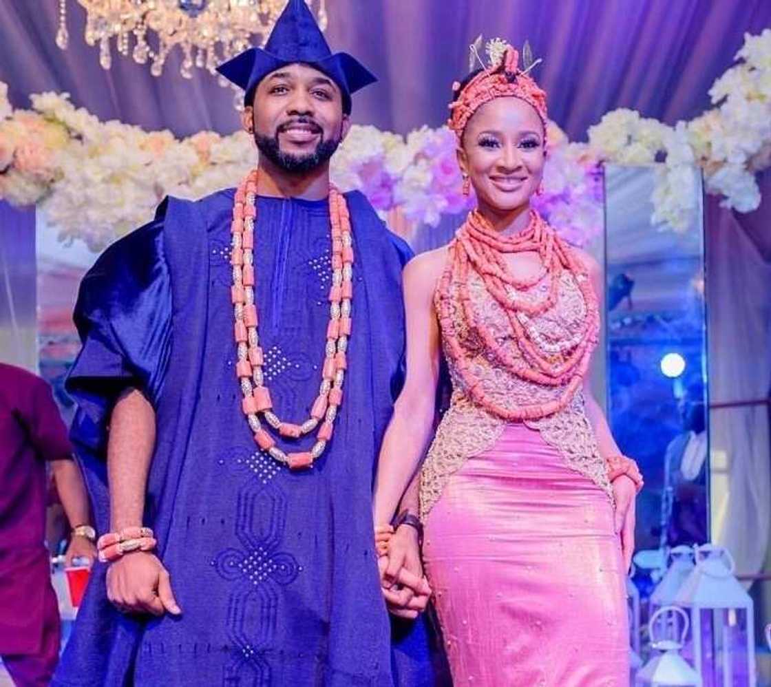 Banky W and Adesua Etomi traditional wedding Banky W and Adesua Etomi traditional wedding