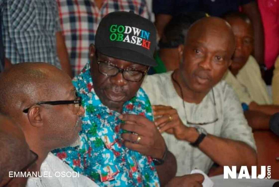 BREAKING: Godwin Obaseki wins Edo election (photos)