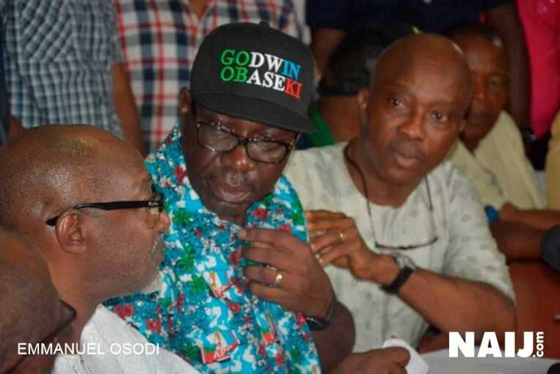 BREAKING: Godwin Obaseki wins Edo election (photos) BREAKING: Godwin Obaseki wins Edo election (photos)