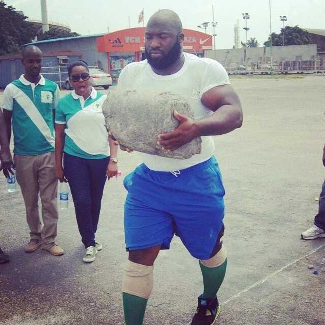 Meet 'Olu Heavy' Nigeria's strongest man Meet 'Olu Heavy' Nigeria's strongest man