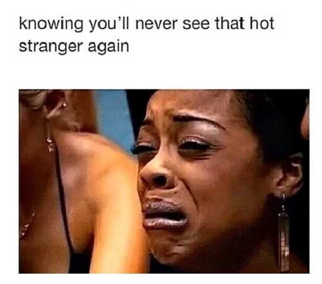 You'll never see that stranger again You'll never see that stranger again