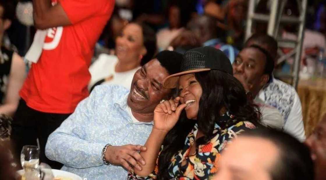 Omotola Jalade and her husband Omotola Jalade and her husband
