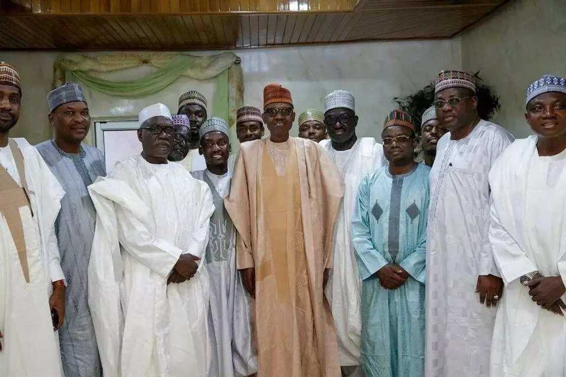 Buhari observes Eid El Kabir prayers in Daura Buhari observes Eid El Kabir prayers in Daura