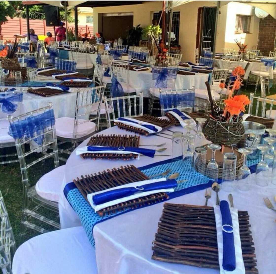 blue wedding