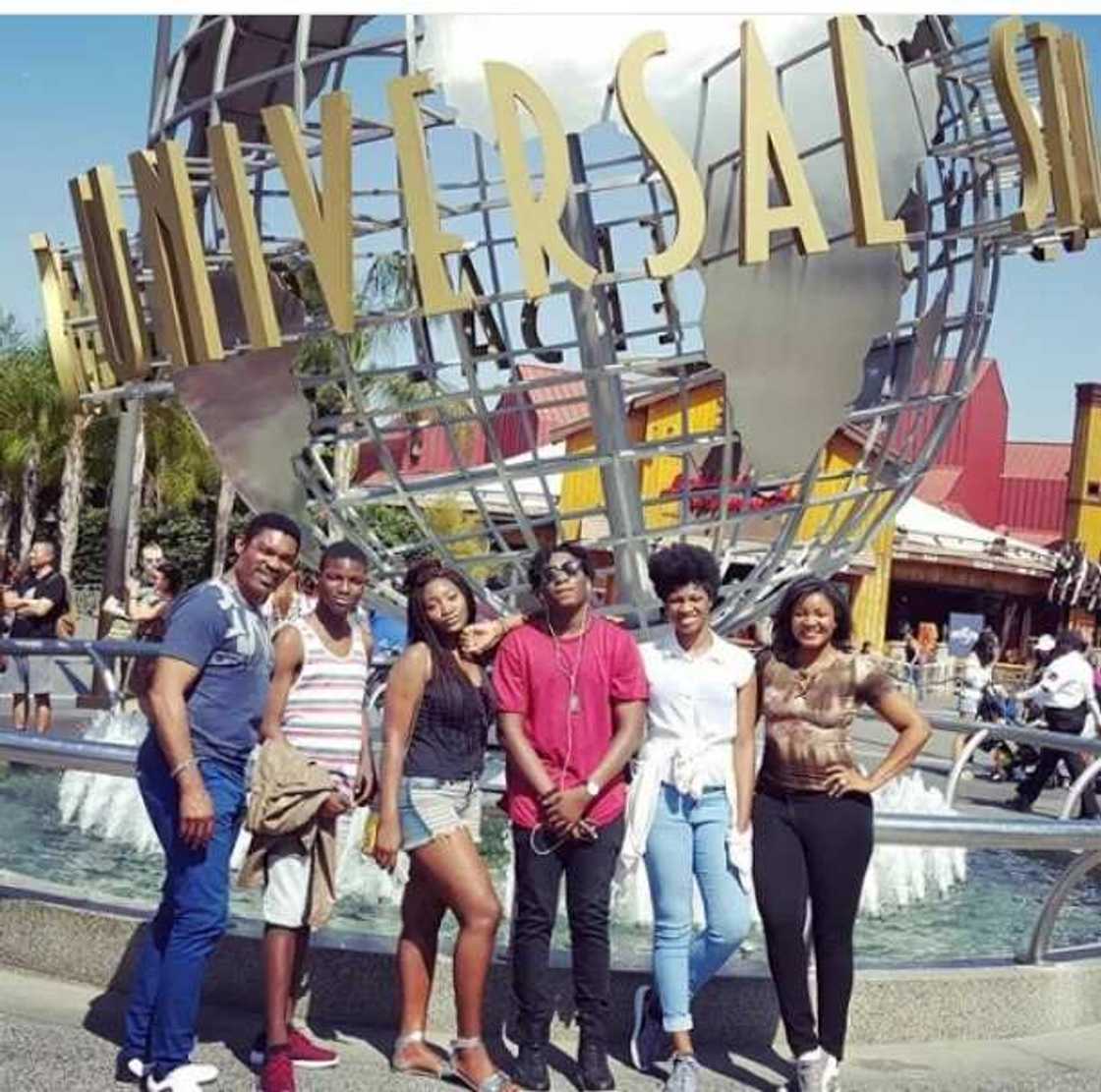 Matthew and Omotola Ekeinde's family