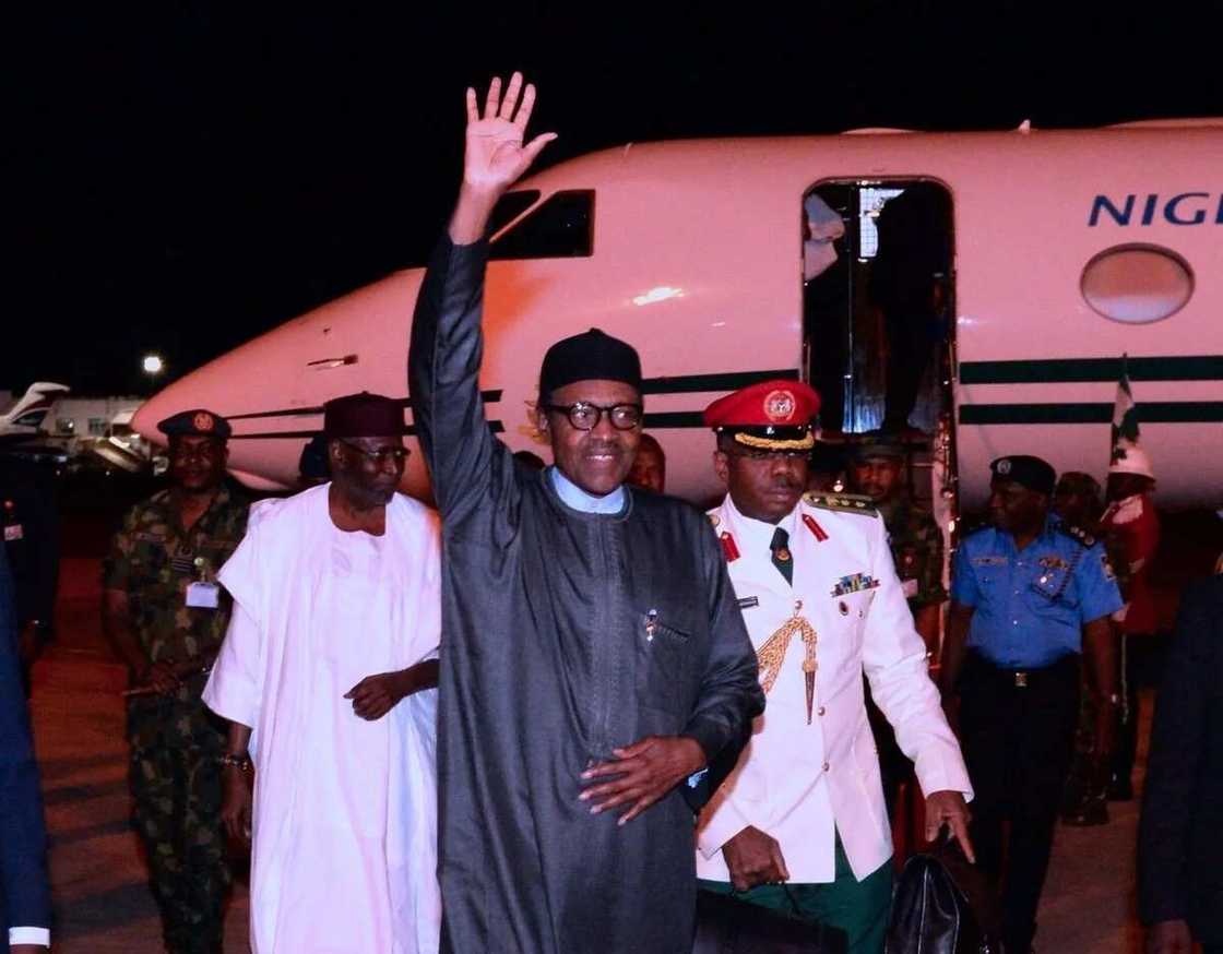 Yanzu Yanzu: Shugaba Buhari ya isa Abuja bayan ziyarar da ya kai kasar Maroko