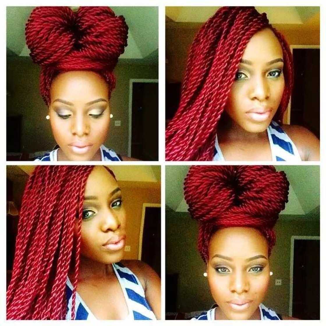 long kinky twist hairstyles