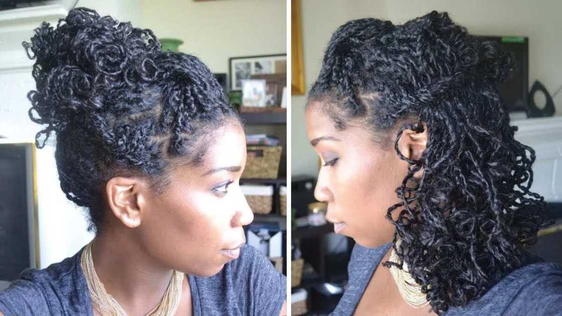 Natural hair twist styles