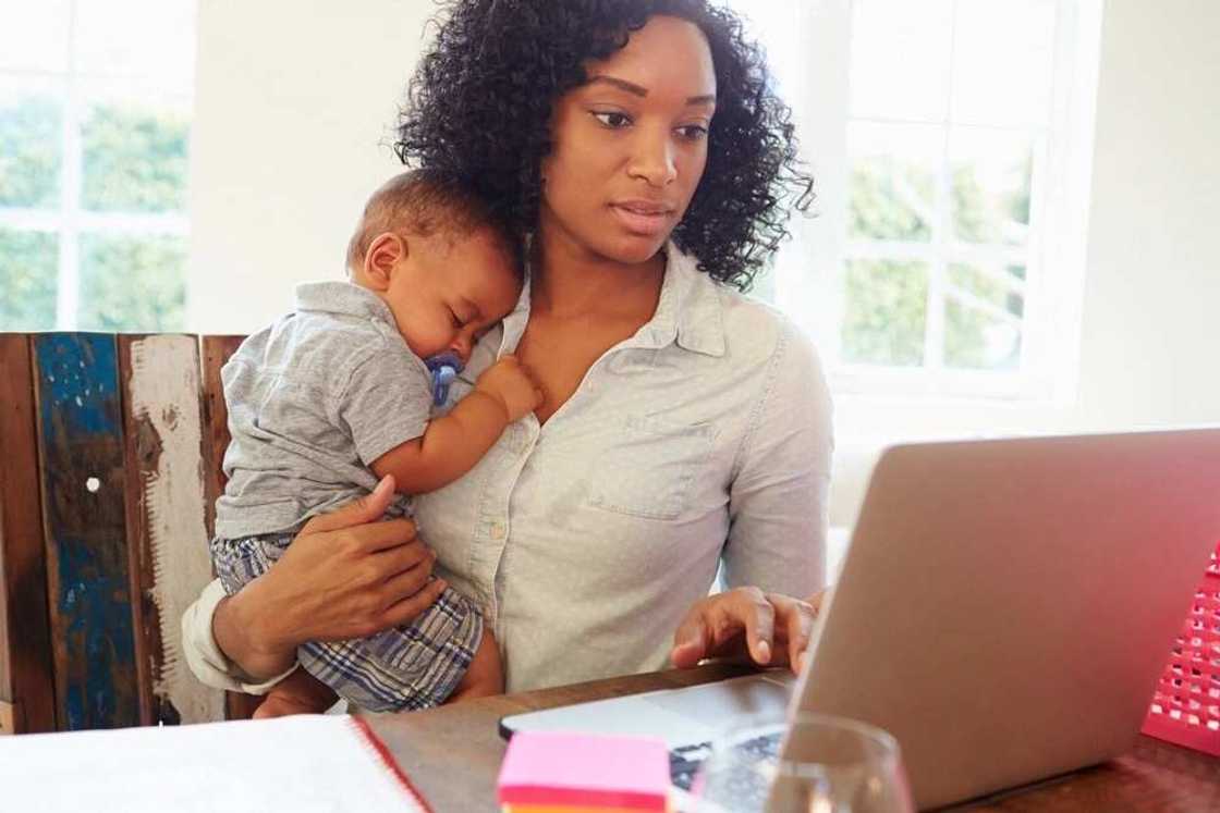 A working mom A working mom