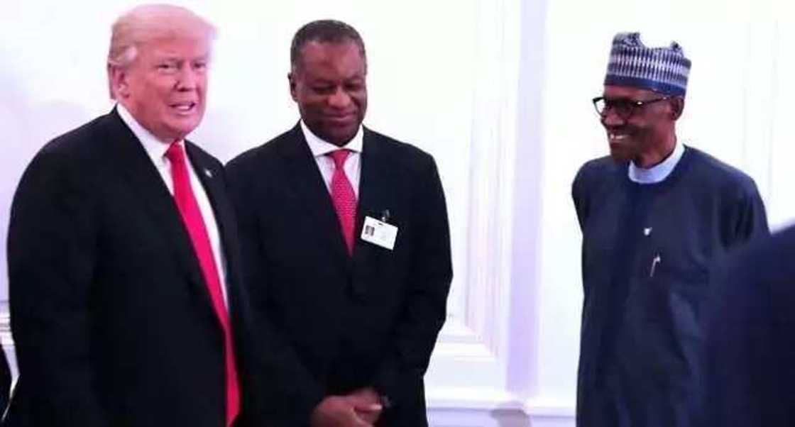 Babu yarjejeniyar da nayi da Donald Trump, tattaunawa kawai muka yi - Buhari Babu yarjejeniyar da nayi da Donald Trump, tattaunawa kawai muka yi - Buhari