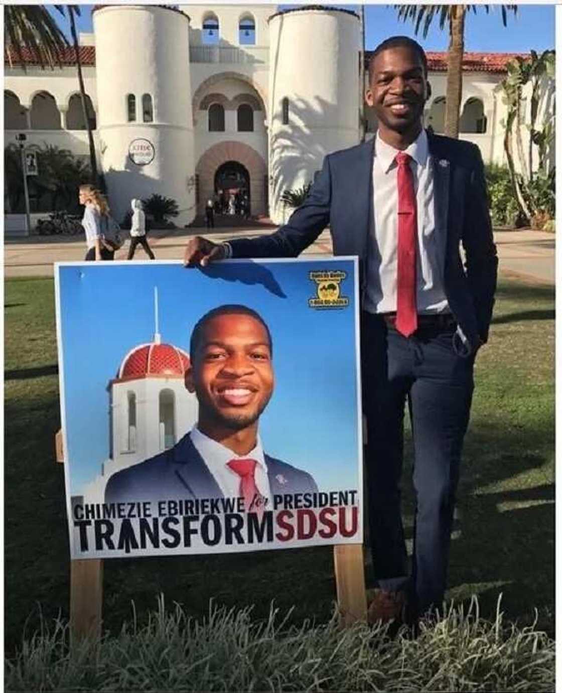 Meet Chimezie Ebiriekwe, Nigerian guy who won the SUG Presidential Election in a US University