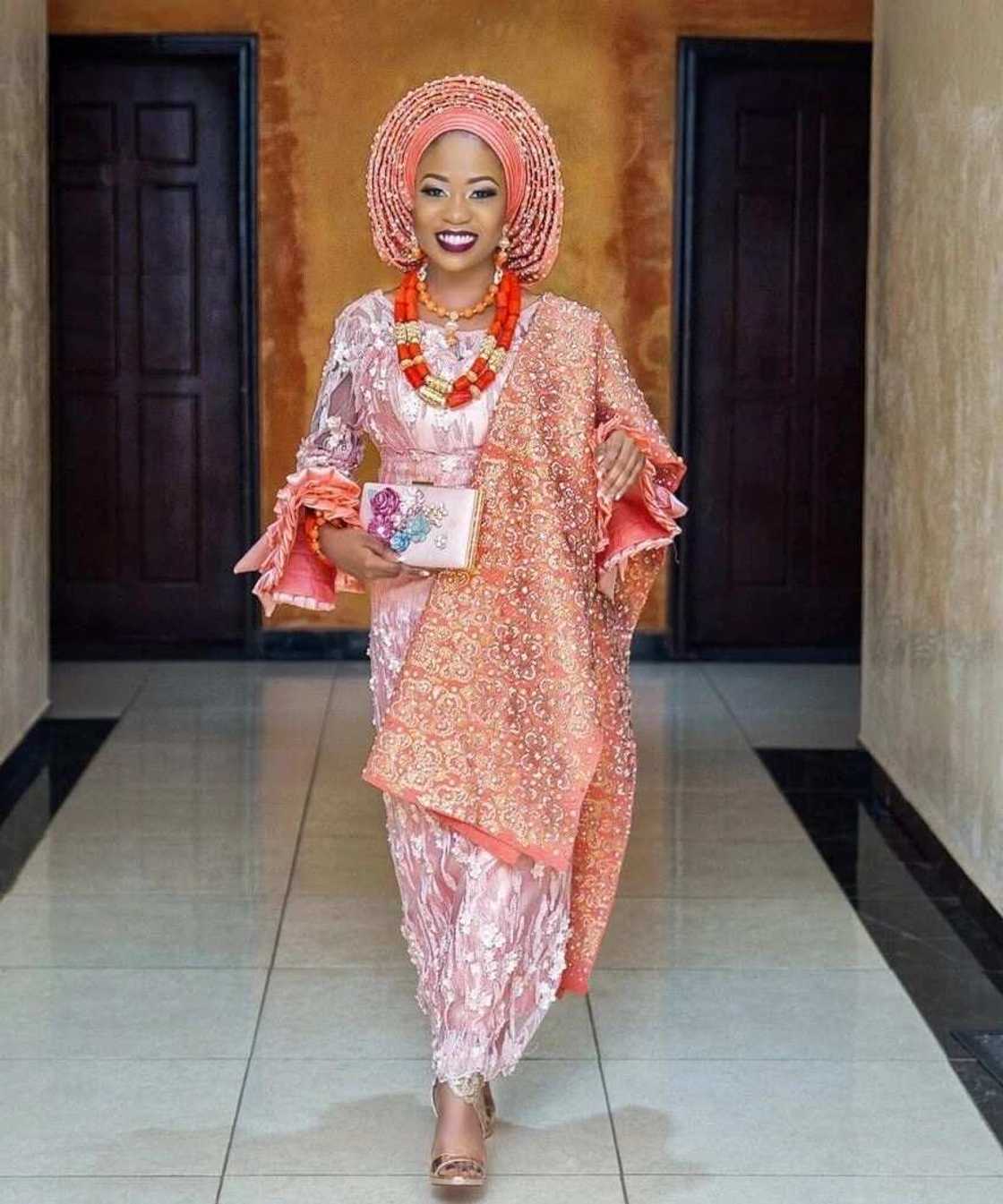 Peach Aso Ebi 2 Peach Aso Ebi 2