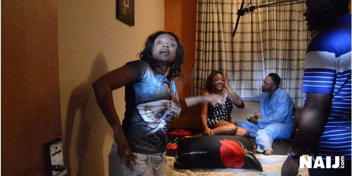 Legit.ng's Exclusive Peek At BTS Of Iyabo Ojo's Astray (Isina) Legit.ng's Exclusive Peek At BTS Of Iyabo Ojo's Astray (Isina)