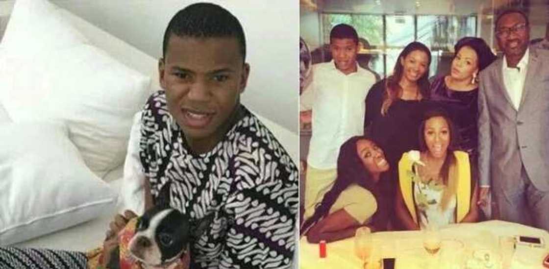 Femi Otedola's daughter reveals what the family goes through taking care of his autistic son (photos) Femi Otedola's daughter reveals what the family goes through taking care of his autistic son (photos)