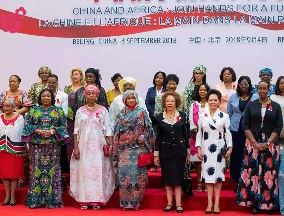 Aisha Buhari ta halarci taron hana yaduwar cutar kanjamau a kasar China (hotuna)