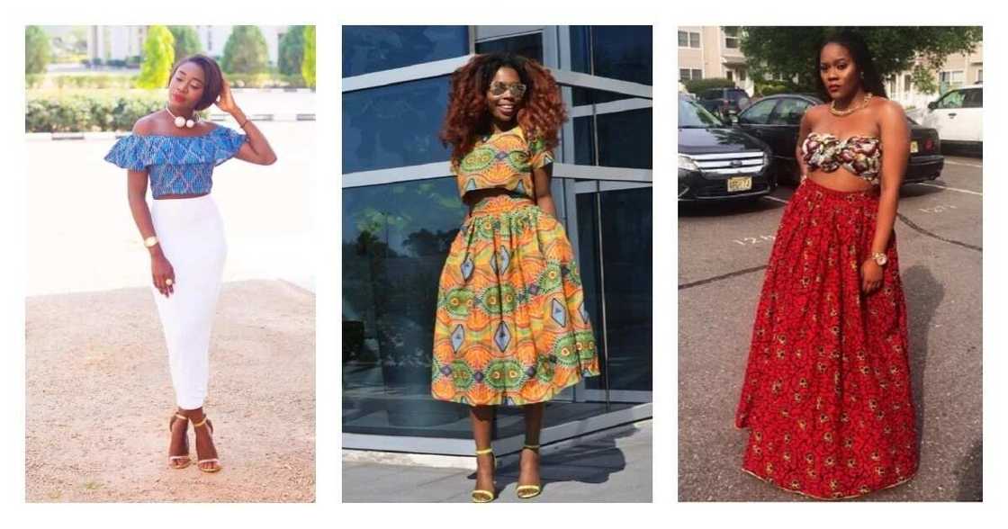 Ankara long skirt and blouse 2018 online