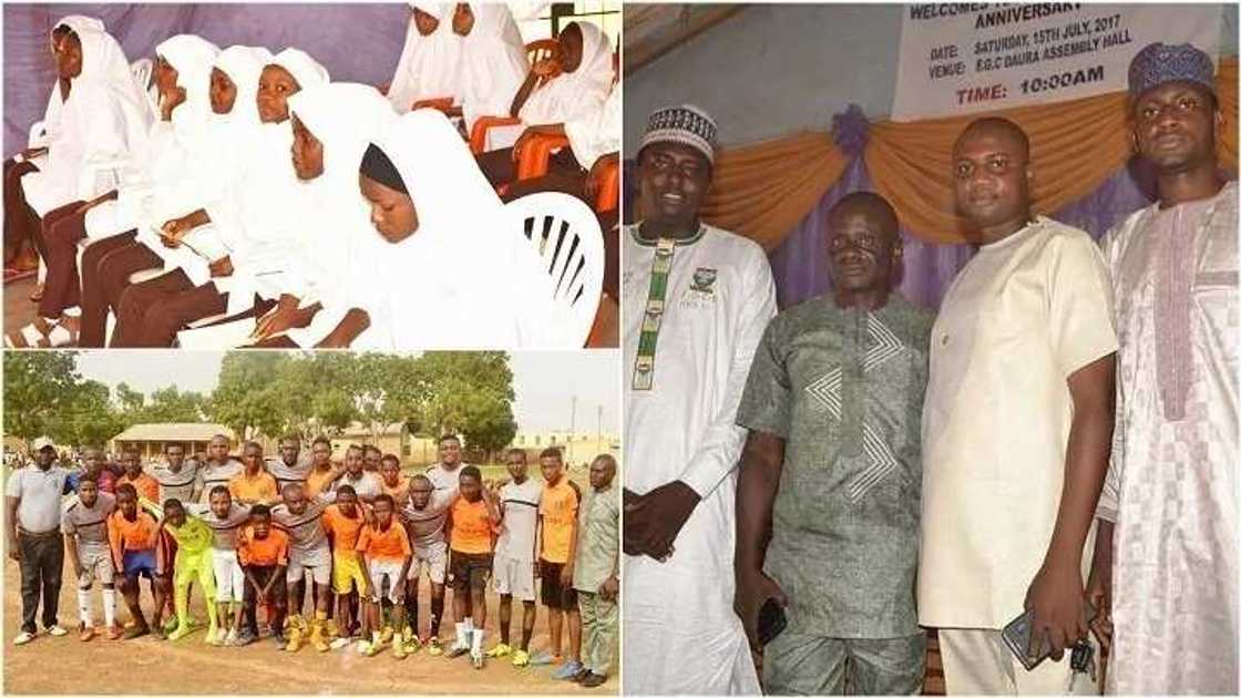 Tsofaffin ɗalibai sun karrama malamansu a garin shugaban ƙasa Buhari (Hotuna) Tsofaffin ɗalibai sun karrama malamansu a garin shugaban ƙasa Buhari (Hotuna)