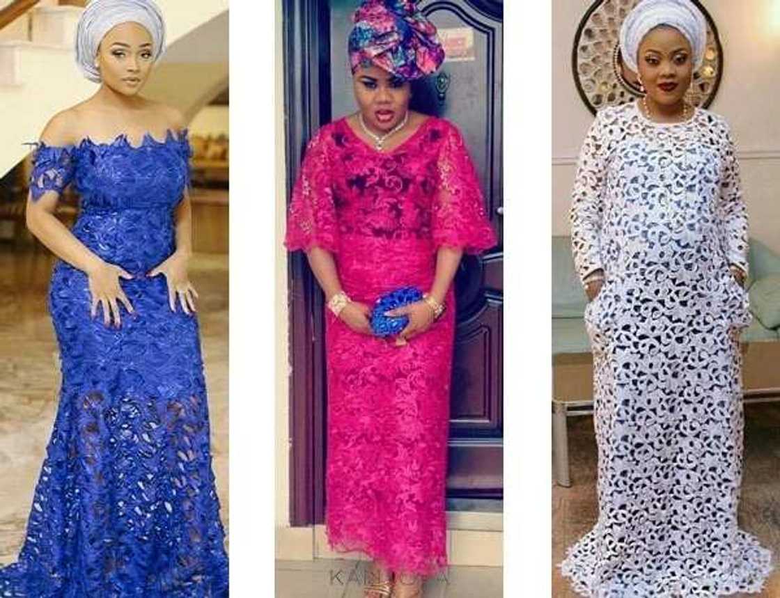 Latest Aso Ebi cord lace styles in Nigeria 2018 Latest Aso Ebi cord lace styles in Nigeria 2018