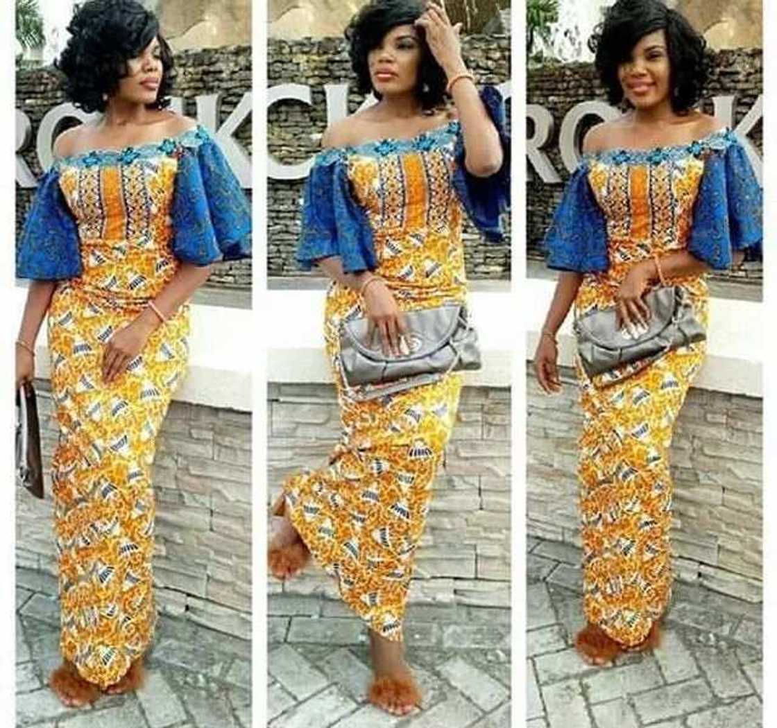 yellow ankara lace yellow ankara lace