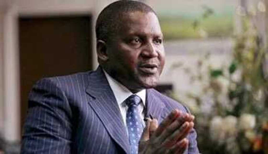 Ka ji irin ribar da Kamfanin simintin Dangote ta samu a bara Ka ji irin ribar da Kamfanin simintin Dangote ta samu a bara