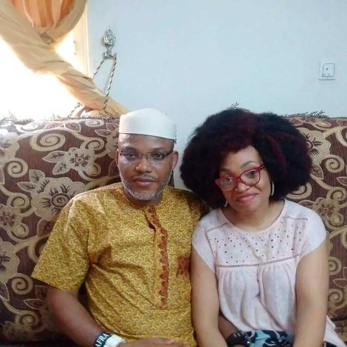Nnamdi Kanu's wife storms Nigeria (photos) Nnamdi Kanu's wife storms Nigeria (photos)