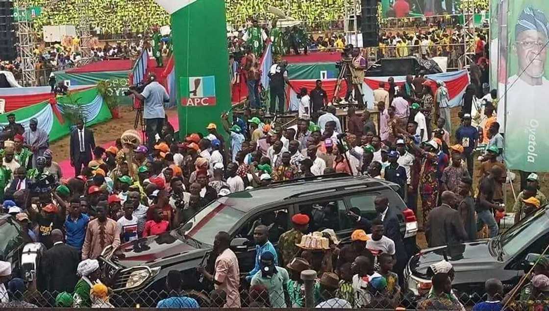 Abubuwa 5 da Buhari ya fada a wurin yakin neman zaben APC a jihar Osun