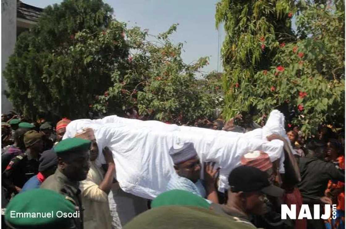 Photos, Video From Abubakar Audu's Burial In Kogi