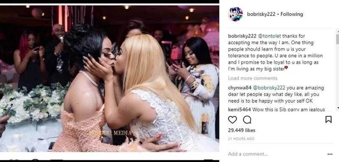 Bobrisky thanks Tonto Dikeh for accepting her the way she is Bobrisky thanks Tonto Dikeh for accepting her the way she is