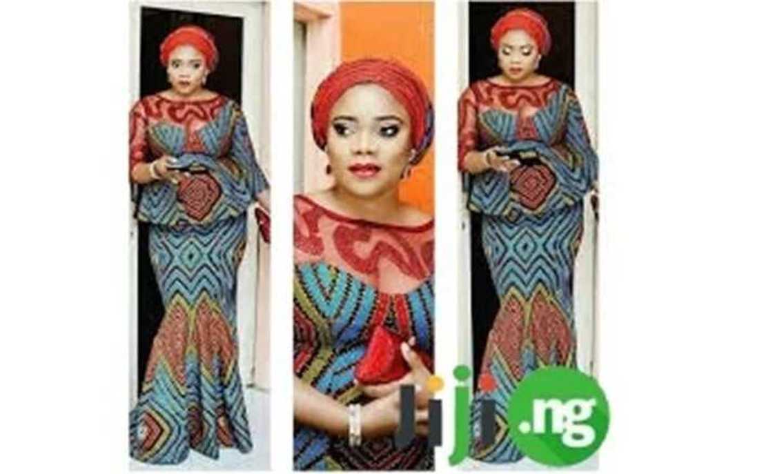 Ankara and lace - Mix of styles for a gorgeous outfit