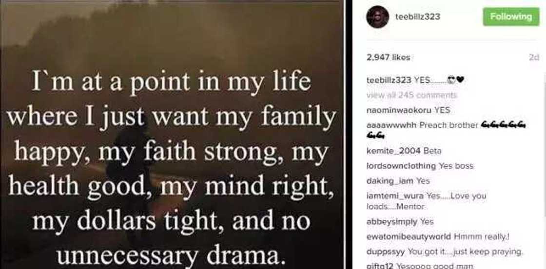 Teebillz post on Instagram Teebillz post on Instagram