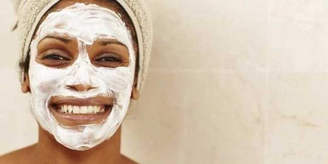 woman with a white face mask woman with a white face mask