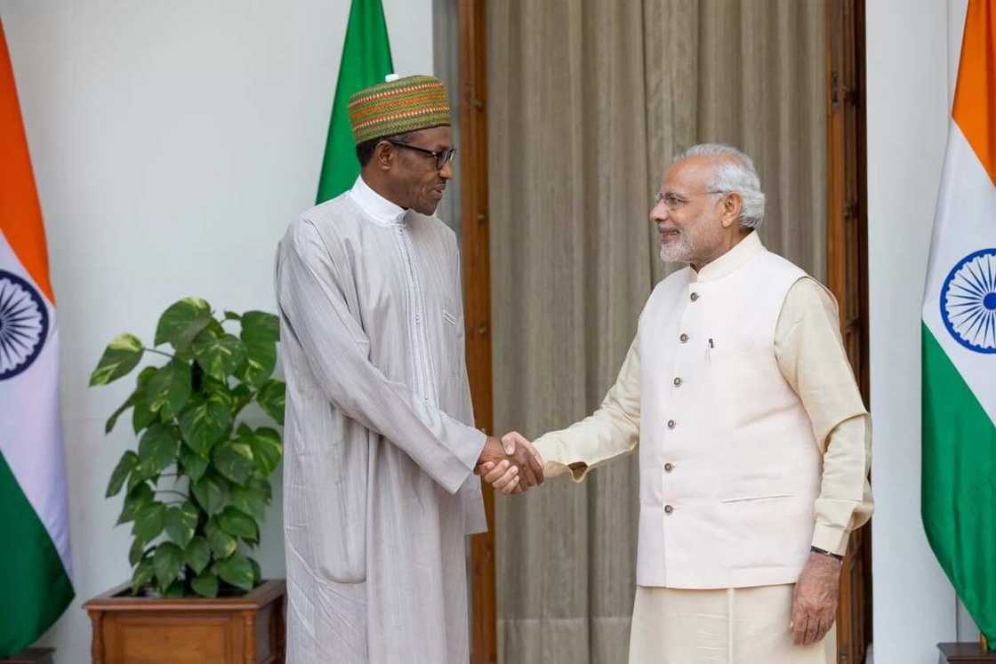 Indian PM tells President Buhari the health benefits of Yoga Indian PM tells President Buhari the health benefits of Yoga