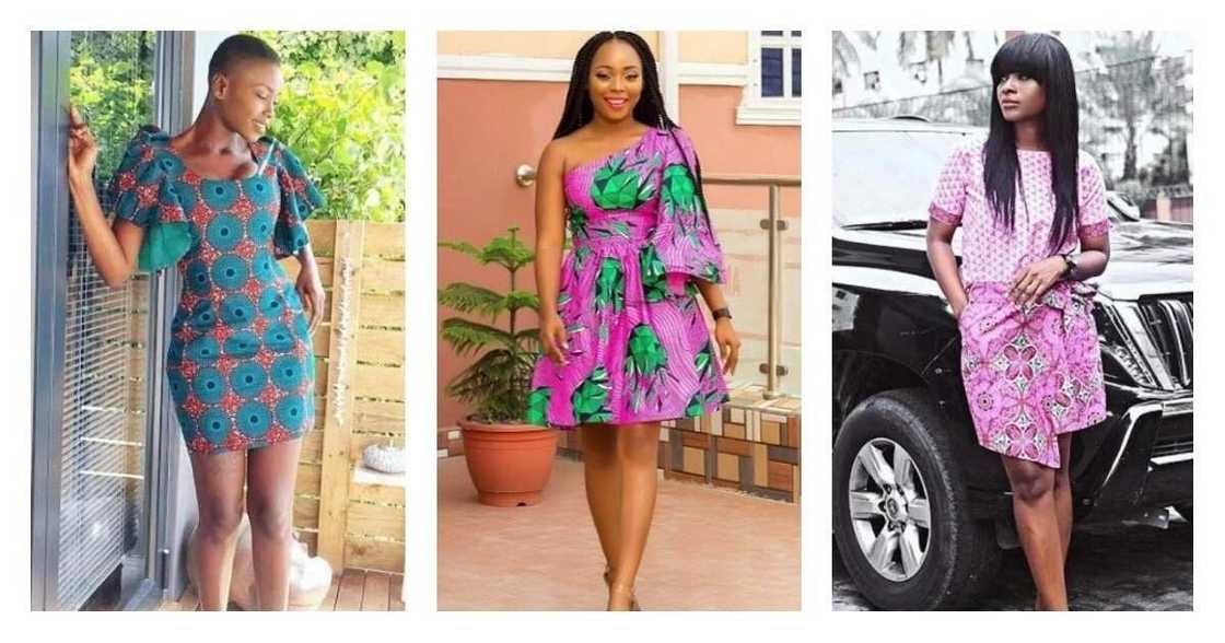 Short Ankara dresses to rock in 2018