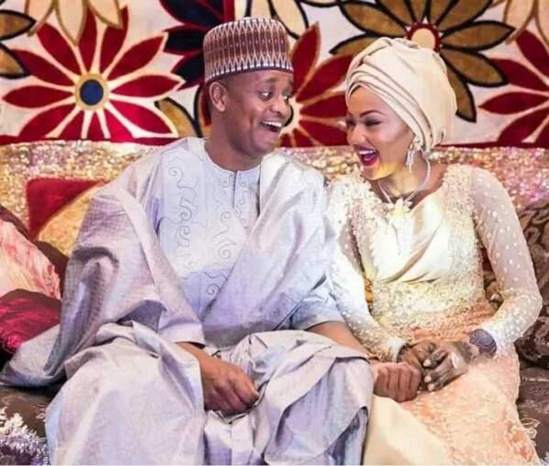 Kyawawan hotuna 6 na dan biloniya Ahmed Indimi da matarsa Zahra Buhari