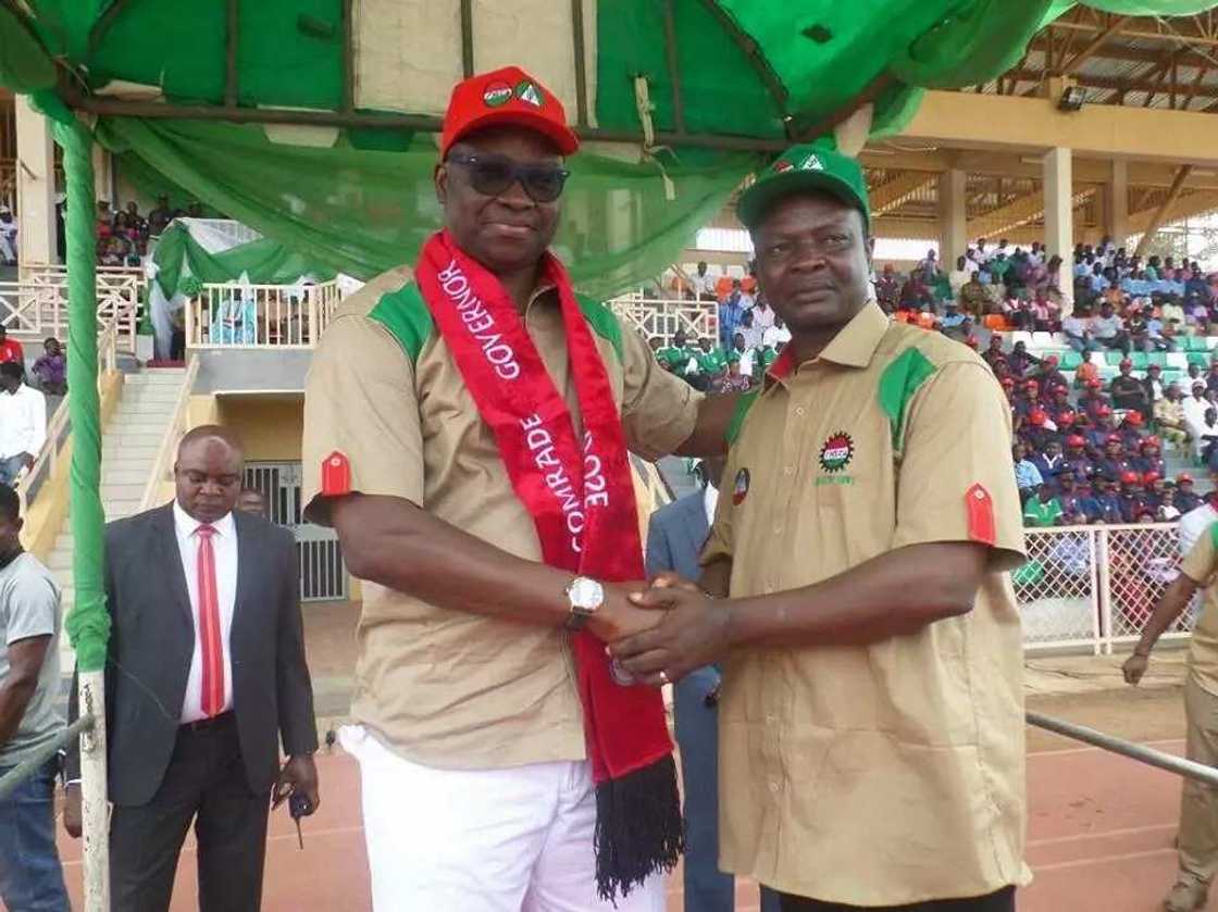 Labour confers Fayose with new title (photos) Labour confers Fayose with new title (photos)